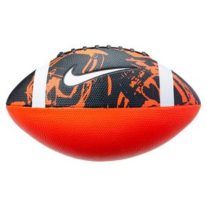 Bola de Futebol Americano Nike Spin 3.0 FB Oficial Laranja Preta e Branca - Tamanho 9