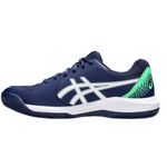tenis-asics-gel-dedicate-8-clay-azl-marinho-bco-verde-esquerda