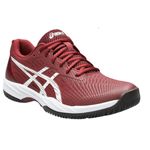 tenis-asics-gel-game-9-bordo-e-branco-lateral-frente