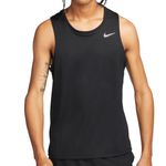 Regata-nike-miler-tank-preta-frente