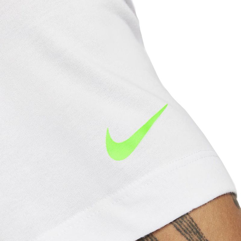 camiseta-nike-court-rafa-branca-verde-detalhes