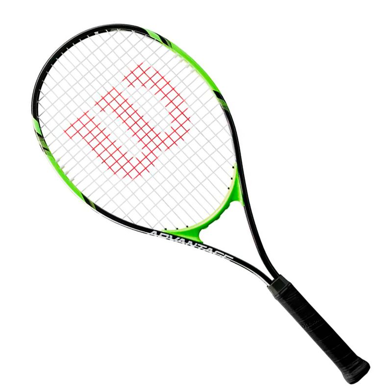 raquete-wilson-advantage-xl-verde-inclinada