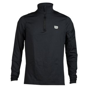 Blusa 1/2 Zip Performance Preta - Wilson