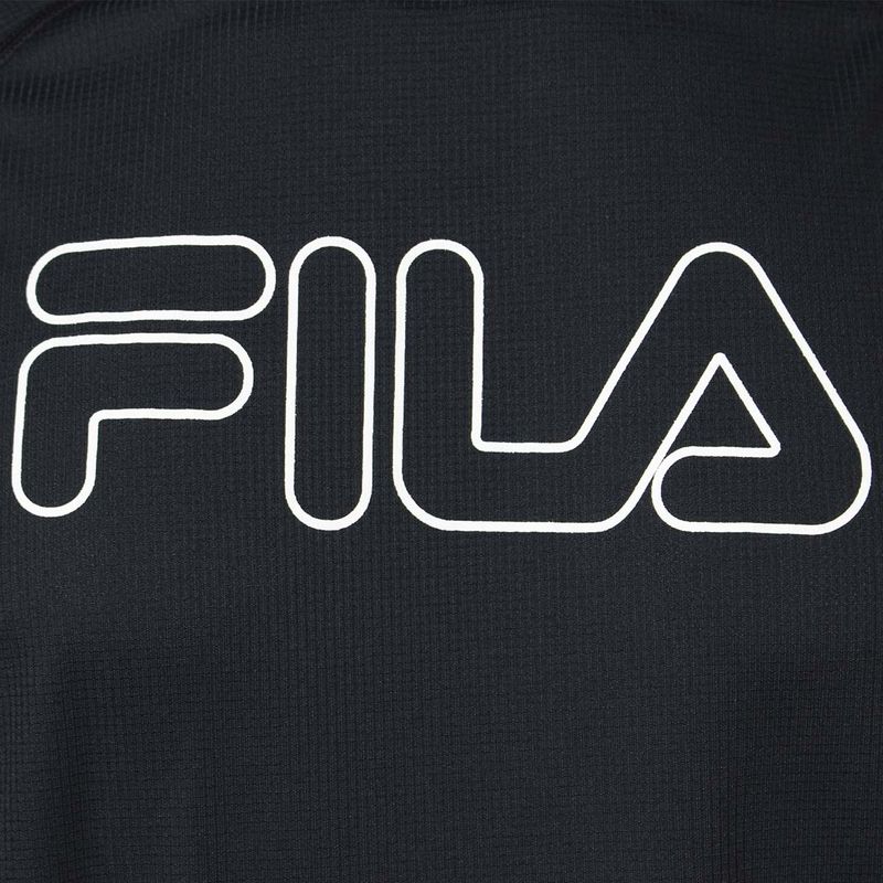 camiseta-fila-grid-preta-logo