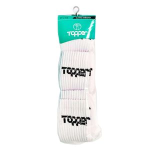 Meia Cano Médio 3Pr Branco - Topper