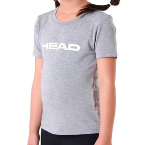 Camiseta Infantil Básica Menina Cinza - Head