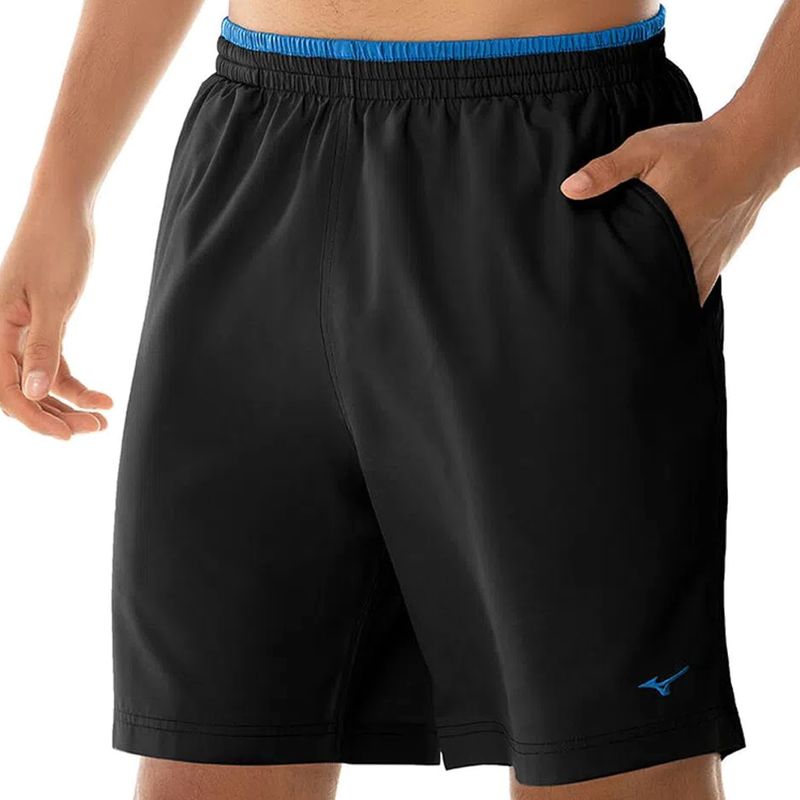 bermuda-mizuno-tennis-mas-preto-azul-frente