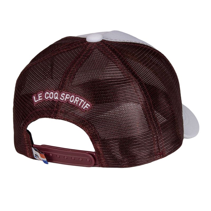 bone-le-coq-sportif-hdw-trucker-branco-marrom-costas