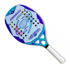 Raquete de Beach Tennis White Carbon (2025 ) - Vision
