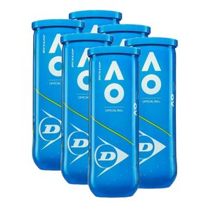 Bola de Tênis Dunlop Australian Open - Pack com 6 tubos