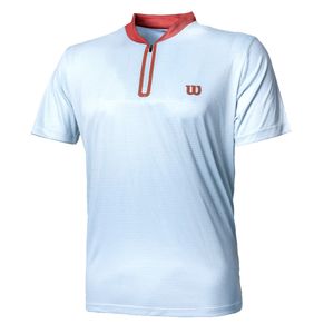 Camiseta Slam 1/2 Zip Branco - Wilson