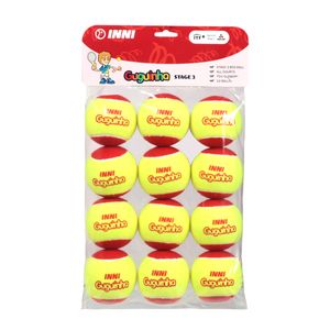 Bola de Tênis Inni Guguinha Stage 3 Vermelha - Pack com 12 Bolas