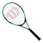 raquete-tenis-wilson-federer-110-preto-verde-inclinada