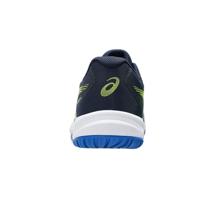 tenis-asics-up-court-6-marinho-verde-calcanhar